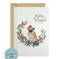 Pug Dog Christmas Card