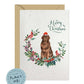 Newfoundland Dog Christmas Card