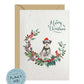 Miniature Schnauzer Dog Christmas Card