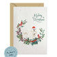 Maltese Dog Christmas Card