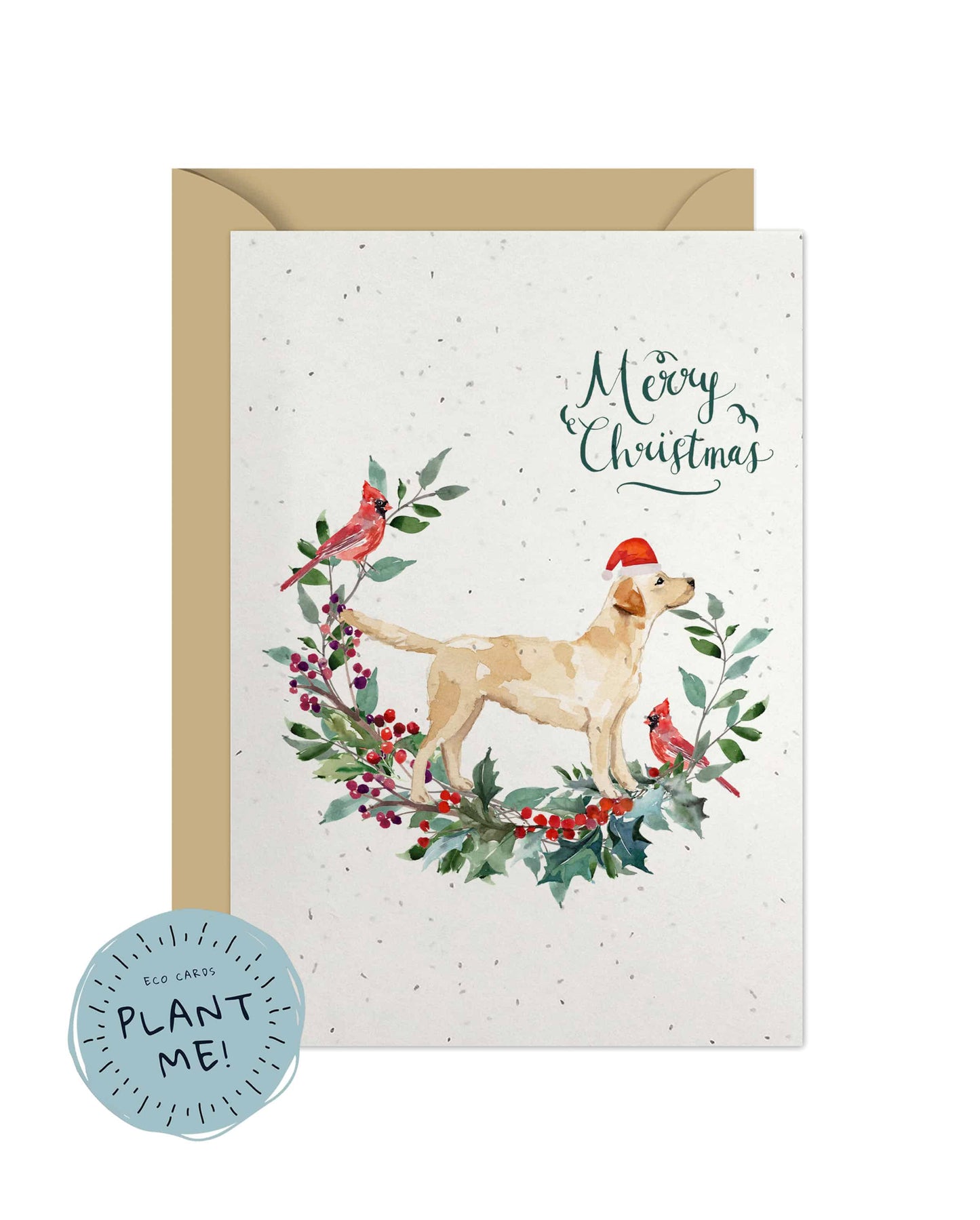 Labrador Retriever Dog Christmas Card