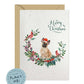 French Bulldog Dog Christmas Card