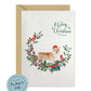 Corgi Dog Christmas Card