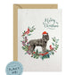 Bouvier des Flandres Dog Christmas Card