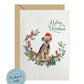 Border Terrier Dog Christmas Card