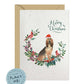 BloodHound Dog Christmas Card