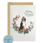 Bernese Mountain Dog Christmas Card