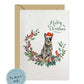 Australian Cattle Dog Christmas Card