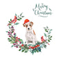 Wire Haired Jack Russell Dog Christmas Card