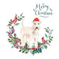 Wheaten Terrier Dog Christmas Card