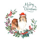 Shetland Sheepdog Christmas Card