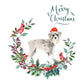 Schnauzer Dog Christmas Card