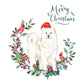 Samoyed Dog Christmas Card