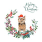 Norfolk Terrier Dog Christmas Card