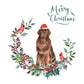 Newfoundland Dog Christmas Card