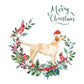 Labrador Retriever Dog Christmas Card