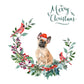 French Bulldog Dog Christmas Card