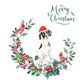 English Pointer Dog Christmas Card