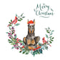 Doberman Dog Christmas Card