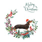 Dachshund Black & Tan Dog Christmas Card