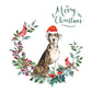 Catahoula Leopard Dog Christmas Card