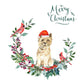 Cairn Terrier Dog Christmas Card