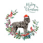 Bouvier des Flandres Dog Christmas Card