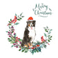 Bernese Mountain Dog Christmas Card