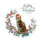 Bengal Cat Christmas Card