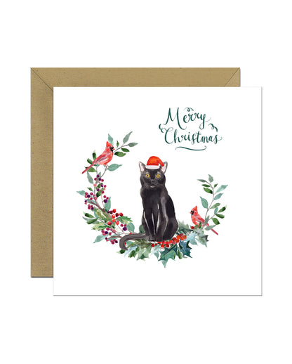 Bombay Cat Christmas Card