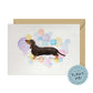 Tan Dachshund Card - Splash