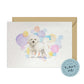 Bichon Frise Dog Splash Card