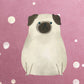 Pug Rose Premium Cushion