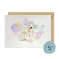 Wheaten Terrier Dog Splash Card