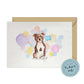 Staffordshire Bull Terrier Dog Splash Card