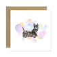 Scottish Terrier Dog Splash Card