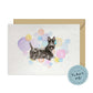 Scottish Terrier Dog Splash Card