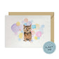 Norfolk Terrier Dog Splash Card