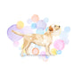 Labrador Retriever Dog Splash Card