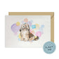 Havanese Dog Splash Card