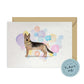 German Shepherd Dog Splash Card