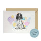 English Springer Spaniel Dog Splash Card