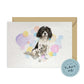 English Springer Spaniel Dog Splash Card