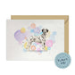 Dalmatian Dog Splash Card