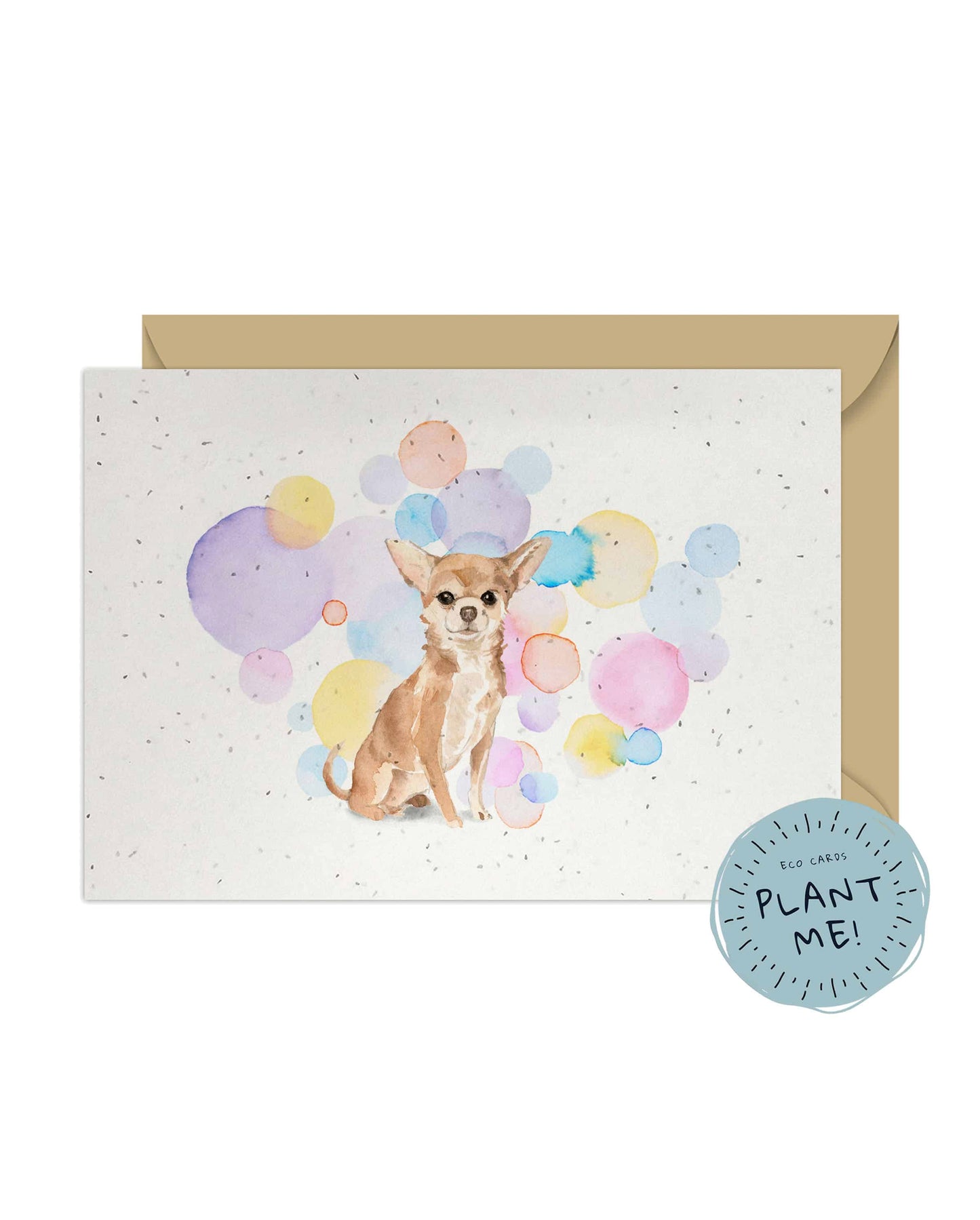 Chihuahua Dog Splash Card