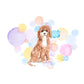 Cavapoo Dog Splash Card