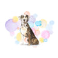 Catahoula Leopard Dog Splash Card