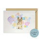 Cairn Terrier Dog Splash Card