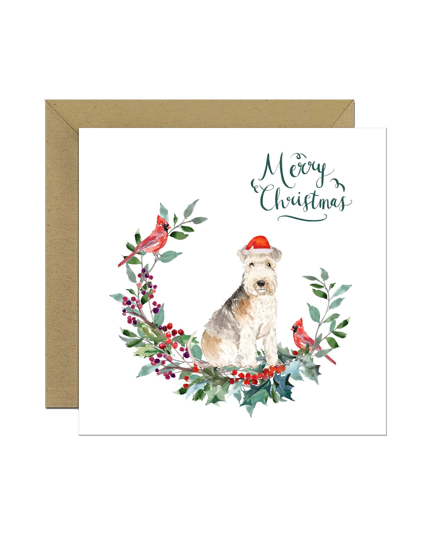 Lakeland Terrier Dog Christmas Card