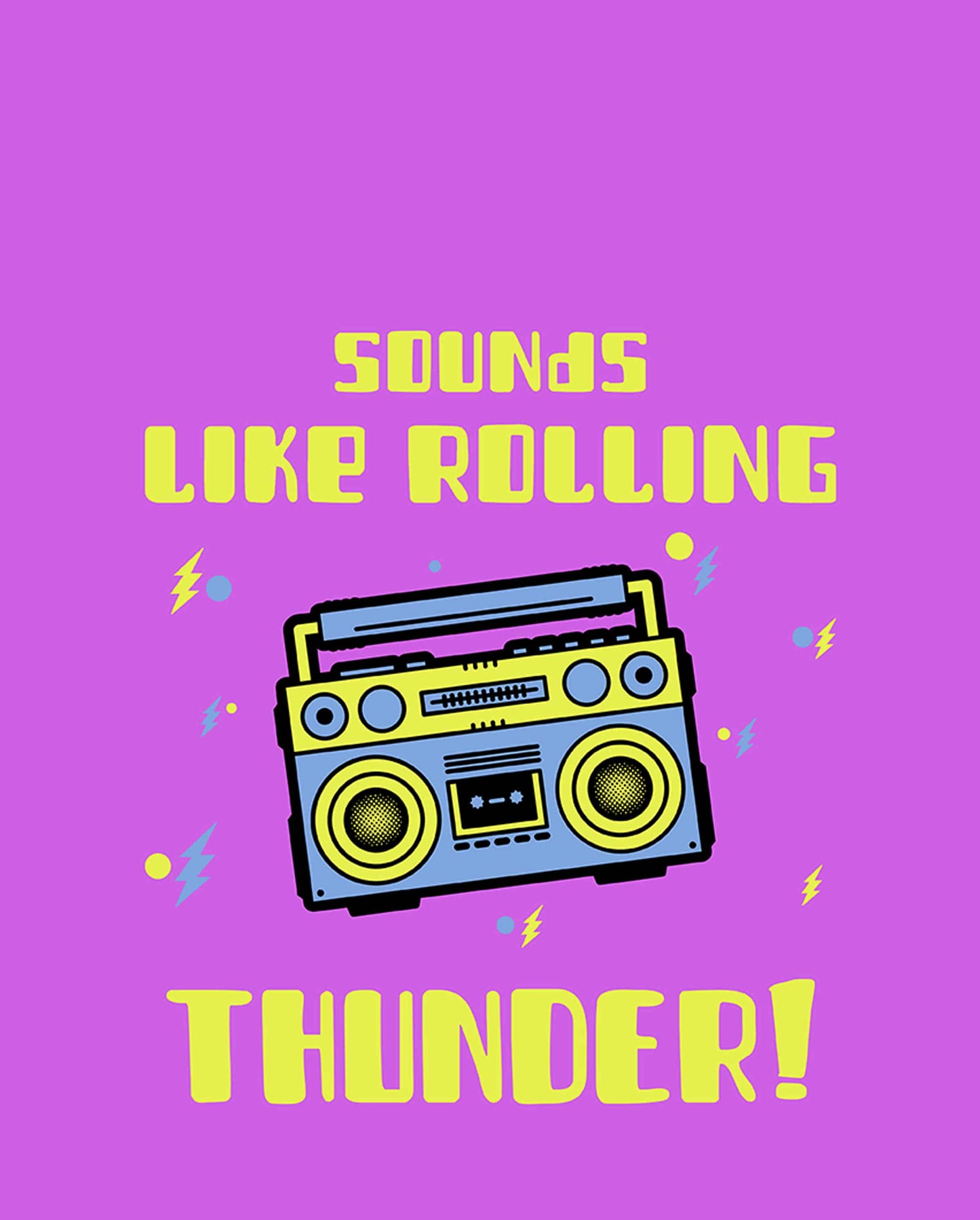 Sounds Like Rolling Thunder iPhone Case